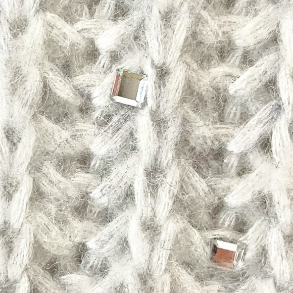 WHBM Sparkly Mirror Sequin Embellished Sweater - Picture 7 of 13